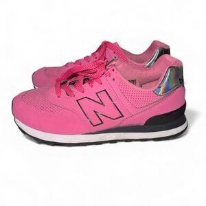 Women’s New Balance 574 Shoes Pink Size 7